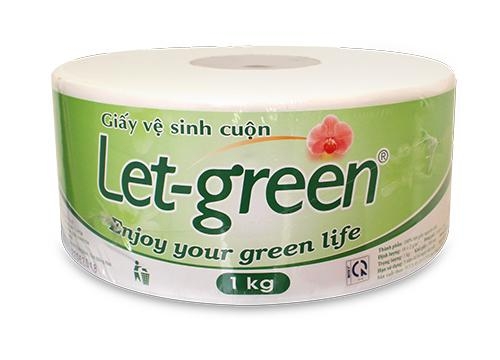 Giấy Vệ Sinh Cuộn Let-green 1kg