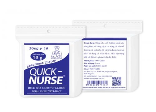 Bông y tế Quick-nurse 10gr