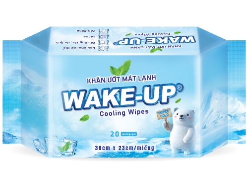 Khăn ướt Mát Lạnh Wake-Up Khổ Lớn
